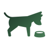 Nutrition enrichment icon for healthy feeding at Paws-N-Pines dog retreat
