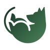 Calm enrichment icon for rest and relaxation at Paws-N-Pines dog retreat