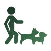 Texture paths icon for Pawsitive Pathways trail system at Paws-N-Pines