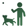 Cognitive enrichment icon for puzzle and engagement activities at Paws-N-Pines